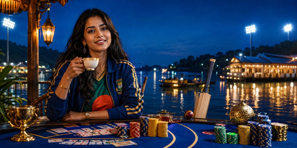 রাঙামাটির সৈকতে ক্রিকেট বেটিং করছেন একজন উৎসাহী ব্যবহারকারী